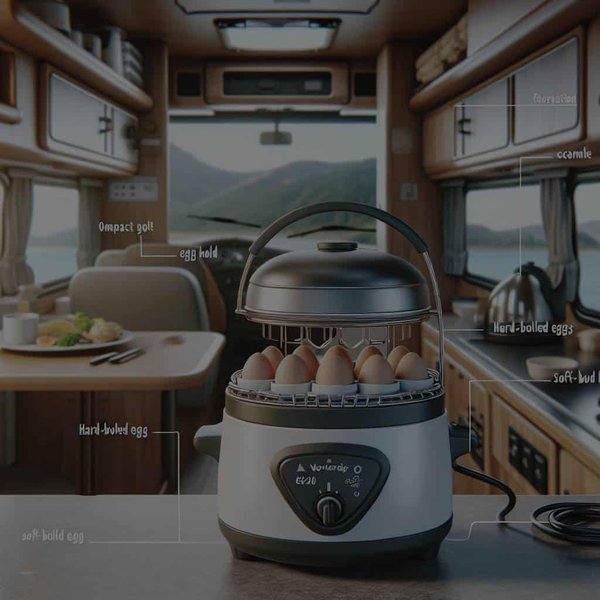 Quel modèle de cuiseur à œufs électrique est idéal pour une utilisation en camping-car?